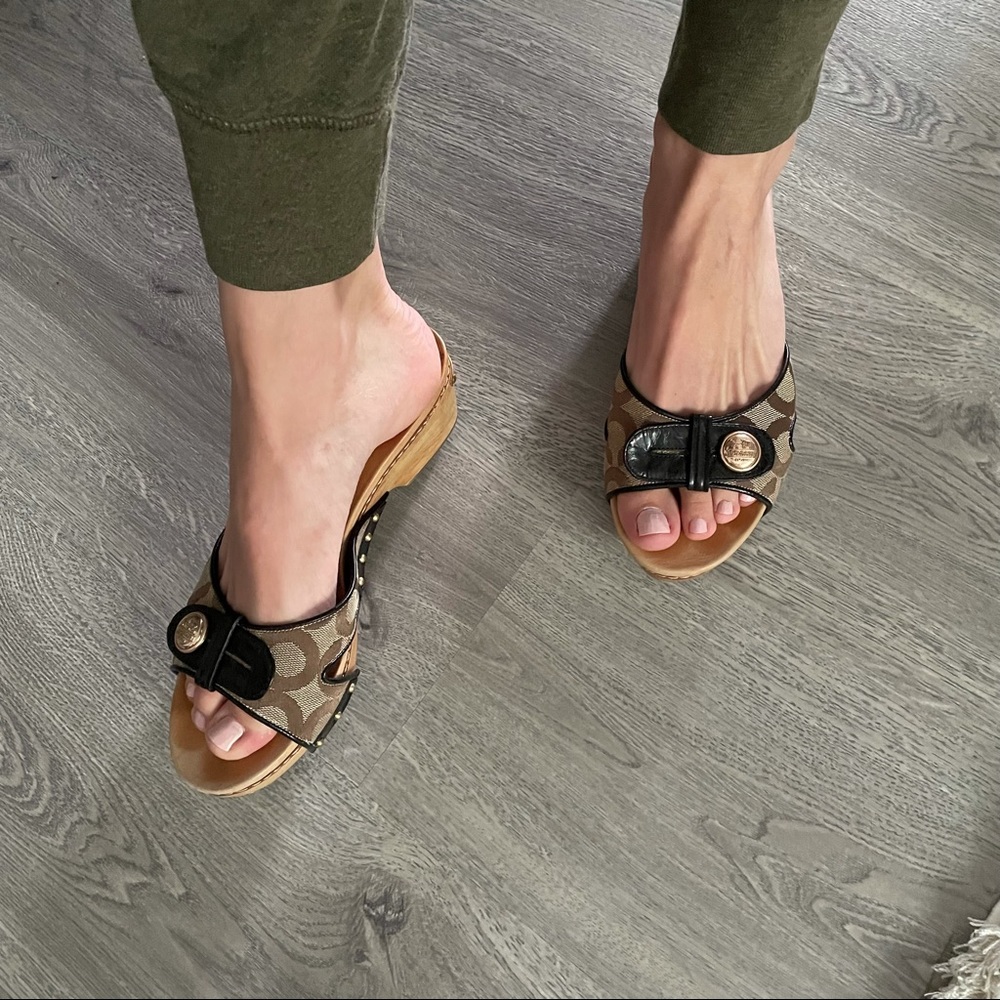 Coach Classic Mule Clog Shoes